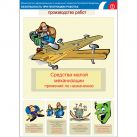 Плакат "Безопасность при плотницких работах" (Бумага ламинированная, к-т из 2 л.)
