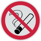 Знак P01 Запрещается курить •ГОСТ 12.4.026-2015• (Световозвращающий Пленка 200 х 200)